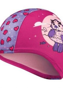 Шапка для плавання Speedo PRINTED POLYESTER CAP IU рожевий, фіолетовий Діт OSFM
